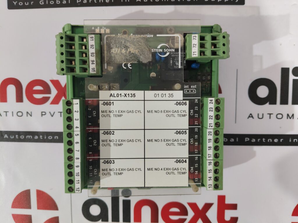 Stein sohn-vista automation ACI-6-PLUS analog current input module USED | Teste