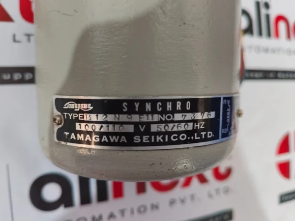 Tamagawa TS12N9E11 No.7376 Synchro Motor 100-110V/50-60Hz
