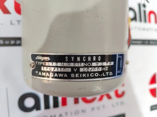 Tamagawa TS12N9E11 No.7376 Synchro Motor 100-110V/50-60Hz