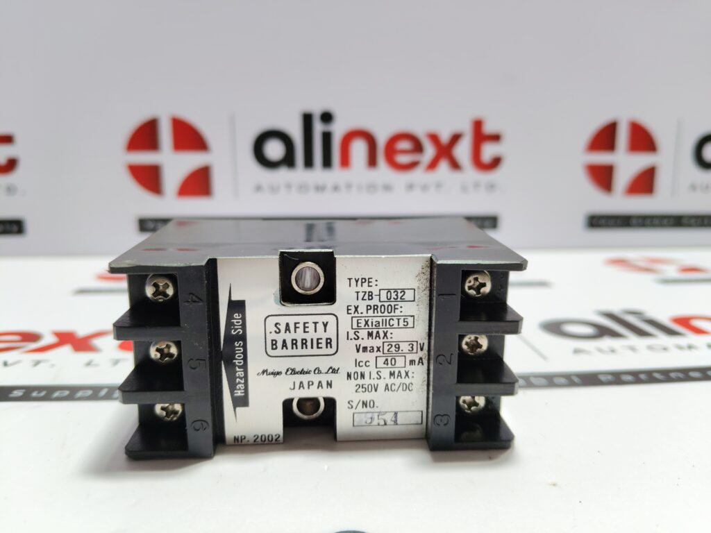 Tokyo Keiso TZB-032 safety barrier max 29.3 V| 250V AC/DC