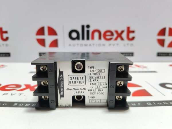 Tokyo Keiso TZB-051 safety barrier 250V AC| Vmax 29.3 V