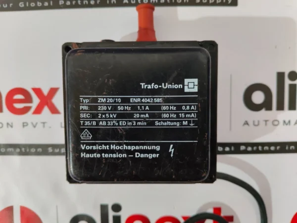 Trafo-Union ZM20/10 Ignition Transformer ENR 4042585