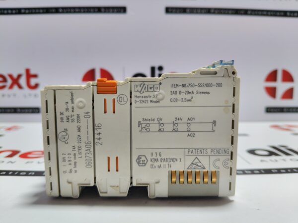 WAGO 750-552/000-200 2-channel analog output module