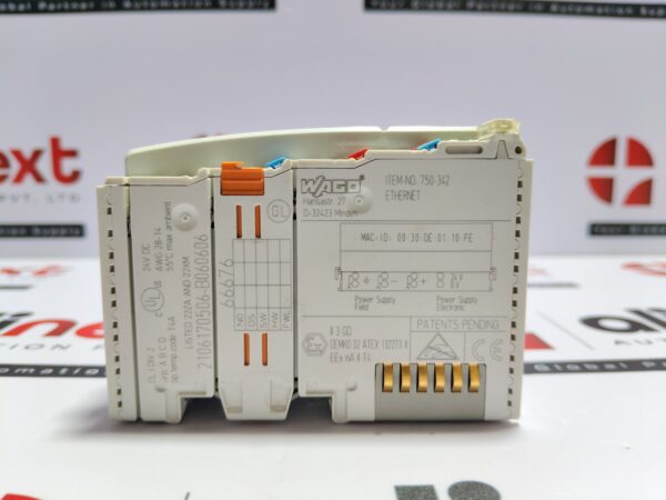 Wago 750-342 fieldbus coupler Ethernet