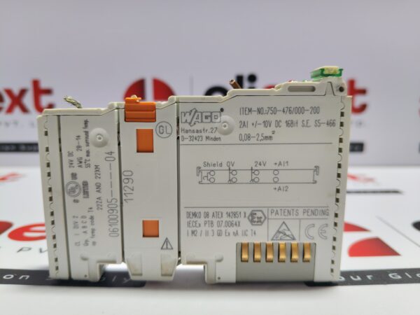 Wago 750-476/000-200 Chanel Analog Input Module