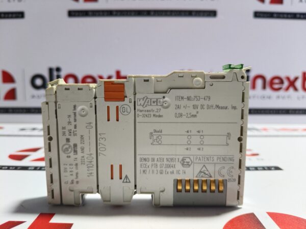 Wago 753-479 2-channel analog input module USED | Tested | Working