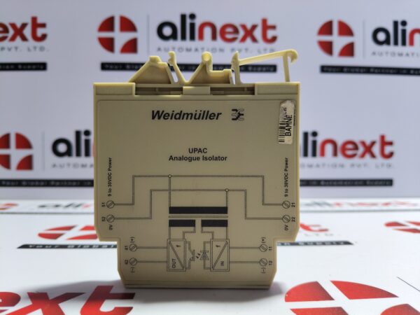 Weidmüller UPAC Analogue Isolator 0–10V 4–20mA DIN Rail – USED Tested Work image 01