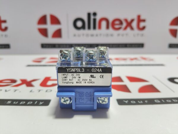 Yongsung YSNPBL3-024A Pilot Lamp (or light button) AC 250V, 6A