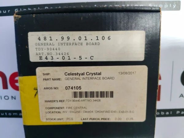 A.S. Servoteknikk TDY-90440-2 circuit board