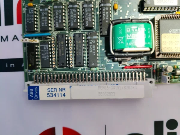 ABB Drives MEM86-3X192K Memory Board Module PLC