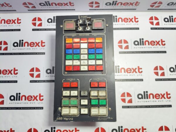 ABB Marine Control Panel – Engine Clutch, Pump & Alarm Indication System