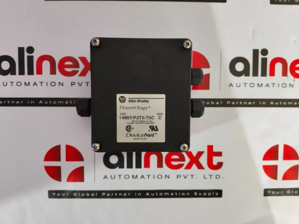 Allen-Bradley 1485T-P2T5-T5C Ser C Device Net Power Tap 24 VDC