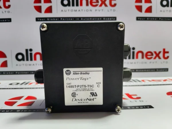 Allen-Bradley 1485T-P2T5-T5C Ser C Device Net Power Tap 24 VDC