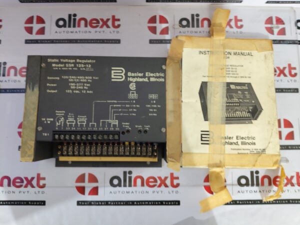 Basler Electric SSR 125-12 Static Voltage Regulator 9 1859 00 102