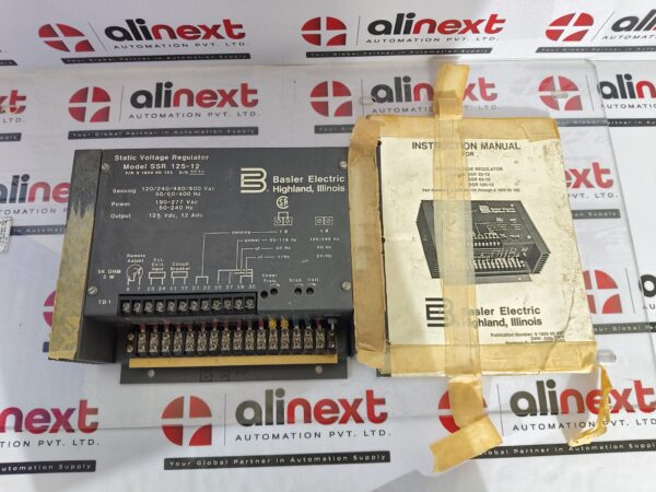 Basler Electric SSR 125-12 Static Voltage Regulator 9 1859 00 102