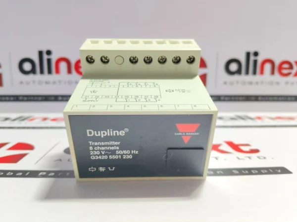 Carlo Gavazzi Dupline G3420 5501 230 transmitter 8 channels 230V~ 50/60Hz