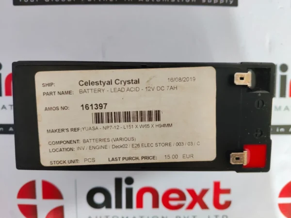 Eagle ES7-12 12V 7AH Valve Regulated Lead-Acid Battery