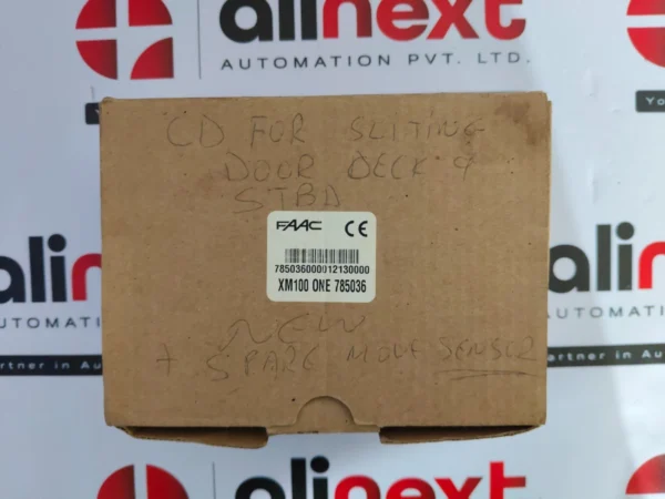 FAAC XM100 ONE compact microwave radar sensor 732686 Rev.8-1