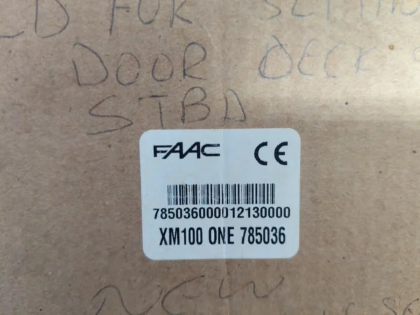 FAAC XM100 ONE compact microwave radar sensor 732686 Rev.8-1