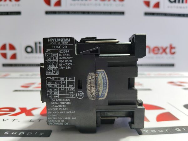 Hyundai HMC 20 AC magnetic contactor 25A Coil-110V [ slightly crack ]