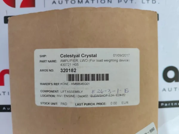 KONE 430721 H06 elevator control board 