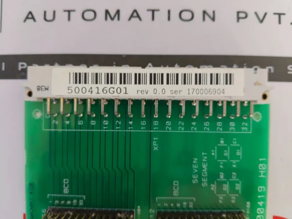 KONE 500419 H01 Coding Board 500416G01 Rev 0.0