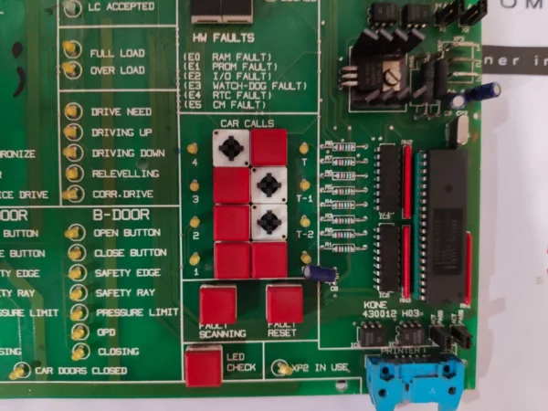 KONE MCC-85/DISP 430012 H03 printed circuit board 430015G01