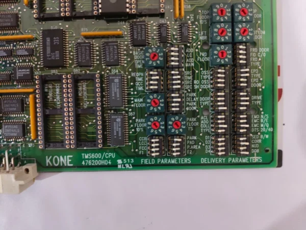 KONE TMS600/CPU 476200 H04 printed circuit board 476203G01 rev 1.1
