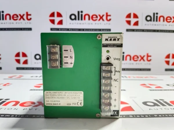 Kert KAL2415DIN switching industrial power supply 100-240 Vac 50/60Hz