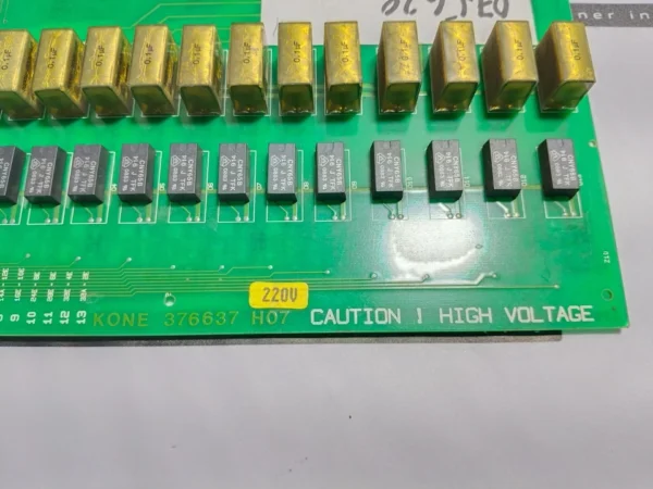 Kone 376637 H07 Opto Isolator PCB Card 376640G01 rev 2.0