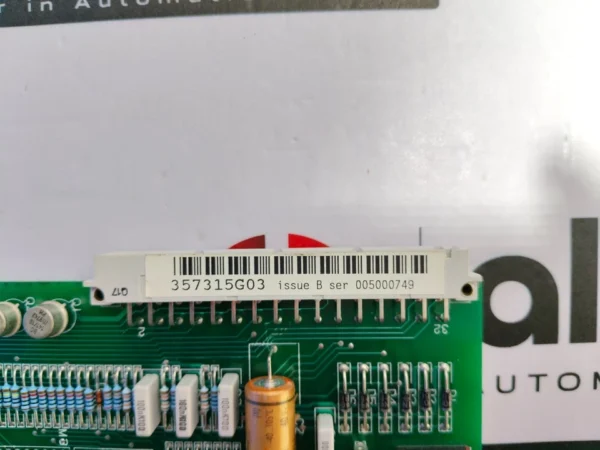 Kone 376637 H09 Opto Isolator PCB Card 357315G03 issue B