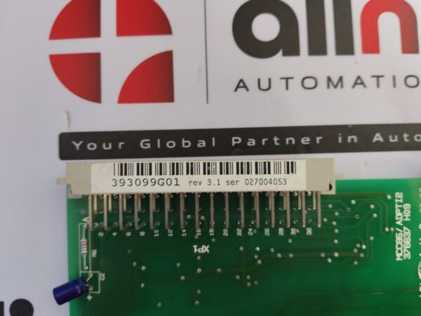 Kone 376637 H09 Opto Isolator PCB Card 393099G01 Rev 3.1