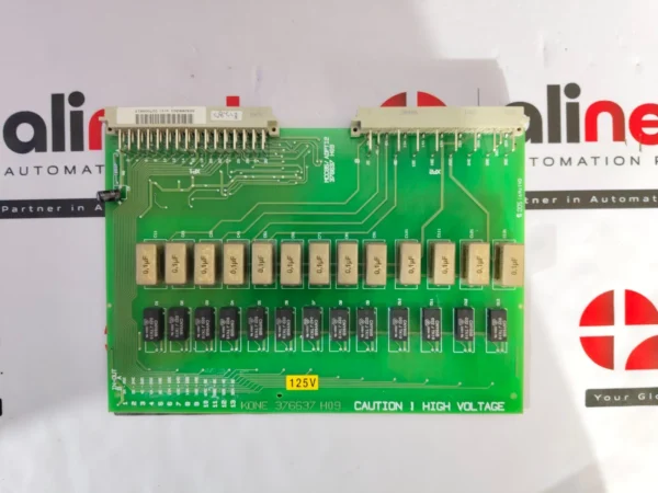Kone 376637 H09 isolator printed circuit board 125V 393099G01 rev3.1
