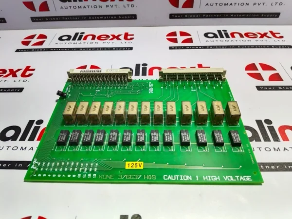 Kone 376637 H09 isolator printed circuit board 125V 393099G01 rev3.1