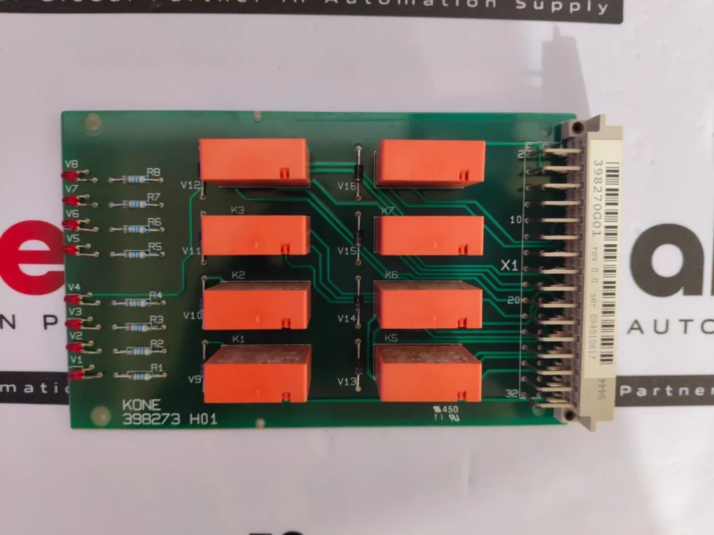 Kone 398273 H01 PCB card 389270G01 rev 0.0
