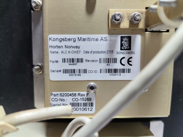 Kongsberg Maritime 330951 INP Control Room Panel 6200463 Rev E