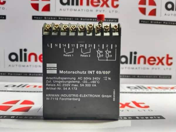 Kriwan INT 69/69F motor protection relay 54 A 173