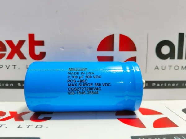 Mallory CGS272T200V4C screw terminal aluminum electrolytic capacitor