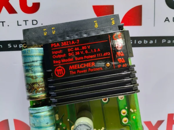 Melcher PSA 38Z1A-7 | PCB Card PB 201 | 6853391-011