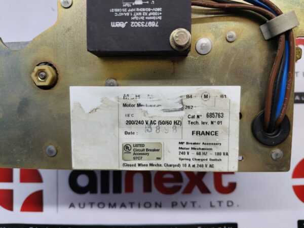  Merlin Gerin MCH-M motor mechanism 220/240VAC