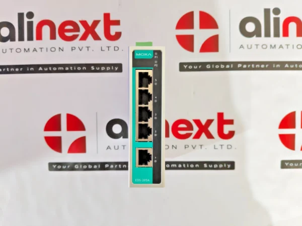 Moxa EDS-205A industrial unmanaged Ethernet switch 12/24/48 VDC,0.25A Rev 2.1