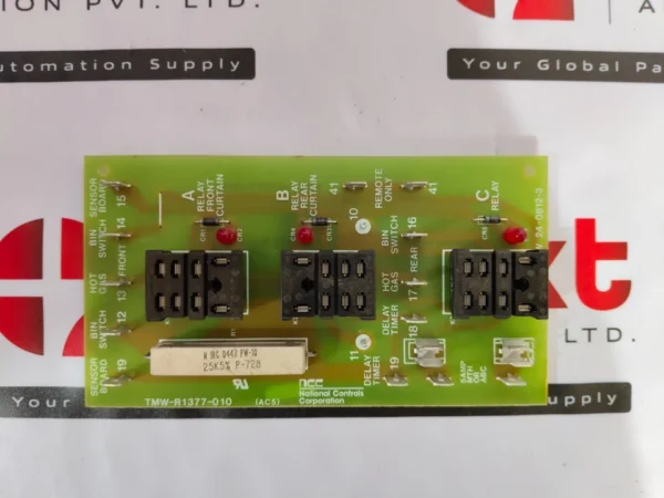 National Controls Corporation TMW-R1377-010 PCB MPC-R1377-011