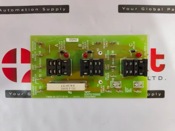 National Controls Corporation TMW-R1377-010 printed circuit board