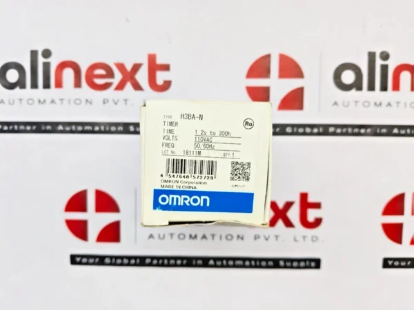 Omron H3BA-N Timer 0 to 1.2 min 110VAC 50/60Hz