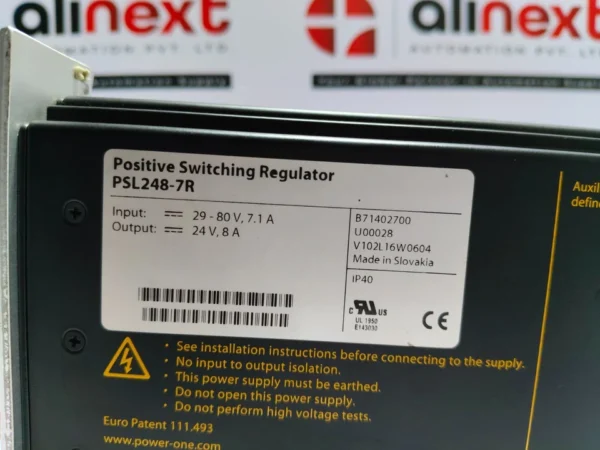Power-One PSL248-7R Positive Switching Regulator 24V, 8A