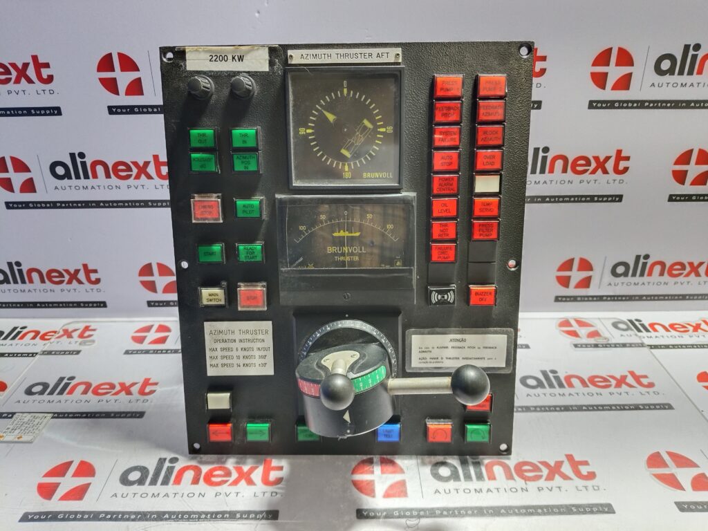 Rolls-Royce Brunvoll Azimuth Thruster Controller Panel 0 TO 180