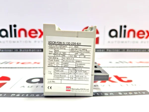 Samwha EOCR-FDM-S-100-220-S31 flush mounting digital multi-functional protective relay