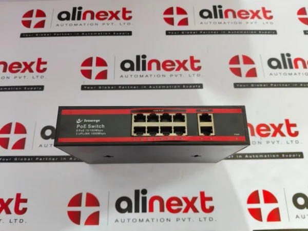 Secureye S-8FE-2GE-LD-NB 10/100 Mbps PoE Switch AC 100-240V 120W