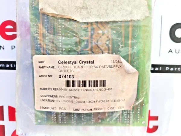 Servoteknikk Oslo SYF-93410-1 printed circuit board