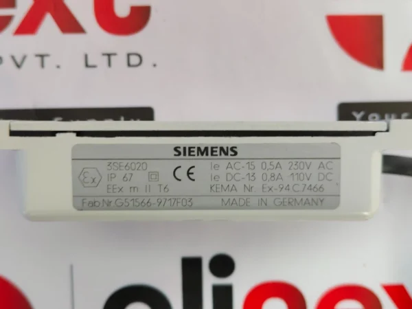 Siemens 3SE6020 control module